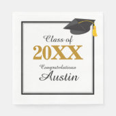 大学又は高等学校卒業 スタンダードランチョンナプキン (正面)