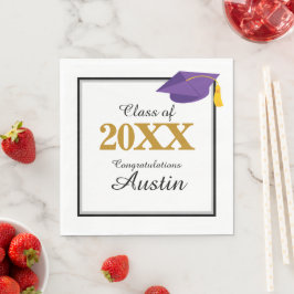 大学又は高等学校卒業 スタンダードランチョンナプキン