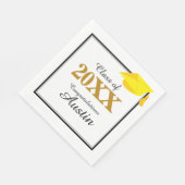 大学又は高等学校卒業 スタンダードランチョンナプキン (角)