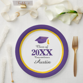 大学又は高等学校卒業 ペーパープレート