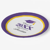 大学又は高等学校卒業 ペーパープレート (アングル)