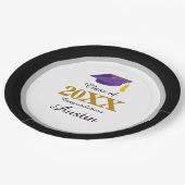 大学又は高等学校卒業 ペーパープレート (アングル)