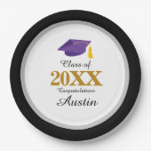 大学又は高等学校卒業 ペーパープレート (正面)