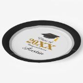 大学又は高等学校卒業 ペーパープレート (アングル)