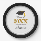 大学又は高等学校卒業 ペーパープレート (正面)