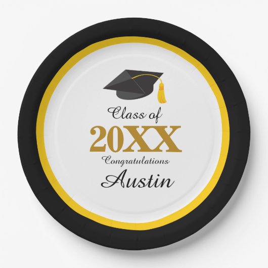 大学又は高等学校卒業 ペーパープレート (正面)