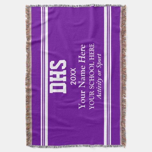 大学又は高等学校学生多様性 スローブランケット (正面縦)