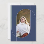 大学大学院フォトブルーオレンジ 案内状 (裏面)