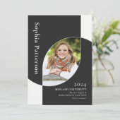 大学大学院二期撮影白黒 案内状 (スタンド正面)