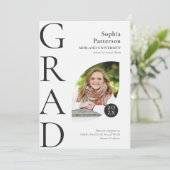 大学大学院写真白黒 案内状 (スタンド正面)