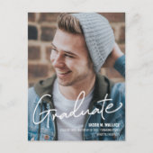 大学大学院男性研究科写真付き 案内ポストカード (正面)