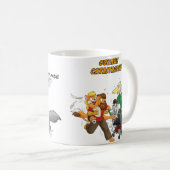 大学大災害-マグ-溶解した金属 コーヒーマグカップ (正面右)