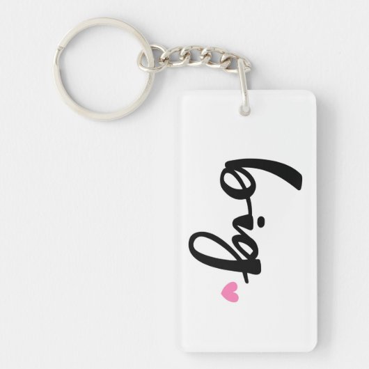 大学女子学生クラブ大きいKeychain キーホルダー (正面)