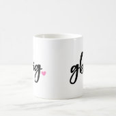 大学女子学生クラブG大きいGBigは明らかにします コーヒーマグカップ (中央)