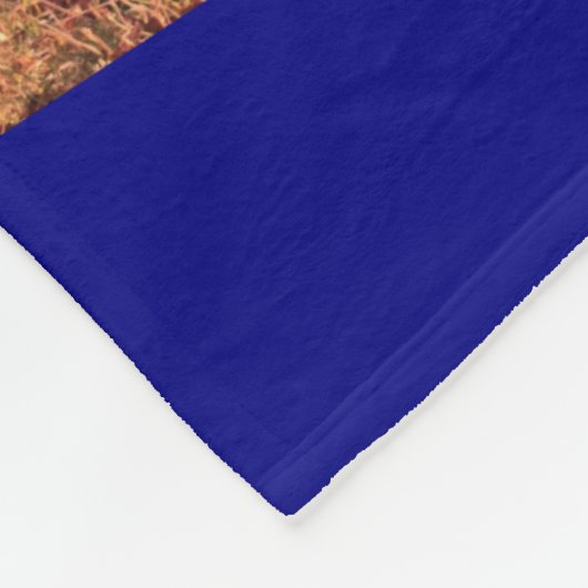 大学年の夏休み20xx DIY写真海軍 フリースブランケット (角)