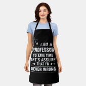 大学救数学友達に教授 エプロン (着用した状態)