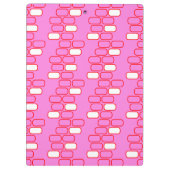 大学文房具ピンクレトロ クリップボード (裏面)