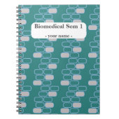 大学文房具ピンクレトロ ノートブック (正面)