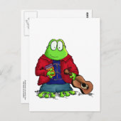 大学生おたくカエル ポストカード (正面/裏面)