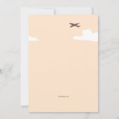 大学生になる女の子の卒業パーティー招待状 招待状 (裏面)