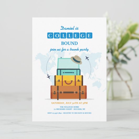 大学生になる男子 招待状 (スタンド正面)