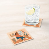 大学生ルームコースターセット スクエアペーパーコースター (インサイチュ)