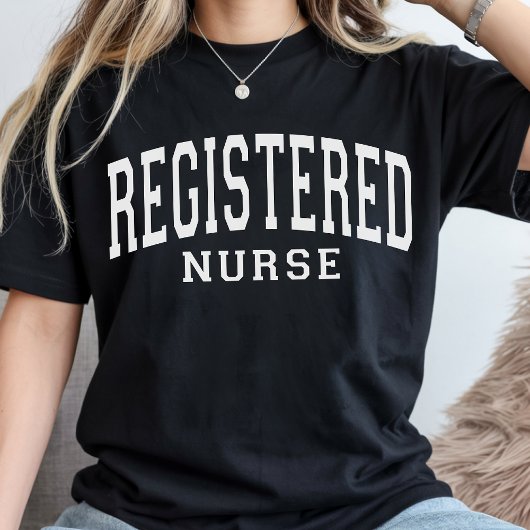 大学看護師志望者向けの登録ナースTシャツ 卒業記念品 Tシャツ