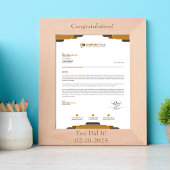 大学証パーソナライズされた明学位 レーザー彫刻フレーム