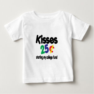 大学資金を救っているキス ベビーTシャツ