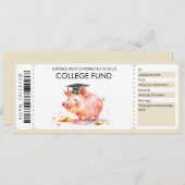 大学資金ギフト証明書, 大学貯蓄 招待状 (正面/裏面)