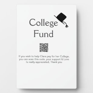 大学資金スキャンQR追加詳細院寄付 フォトプラーク