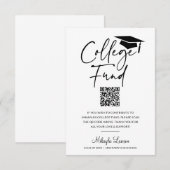 大学資金卒業発表会 エンクロージャーカード (正面/裏面)