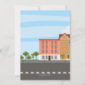 大学進学おめでとうトランクパーティ 招待状 (裏面)