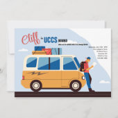 大学進学期の男性招待状 招待状 (正面)