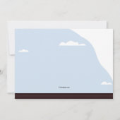 大学進学期の男性招待状 招待状 (裏面)