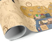 大学進学 ラッピングペーパー (ロールコーナー)