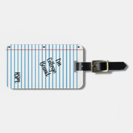 大学限界 ラゲッジタグ