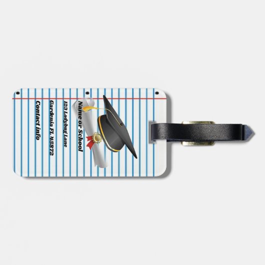 大学限界 ラゲッジタグ (裏面横)