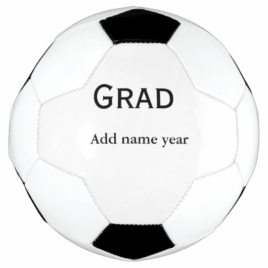 大学院おめでとう年号クラスの追加 サッカーボール (正面)