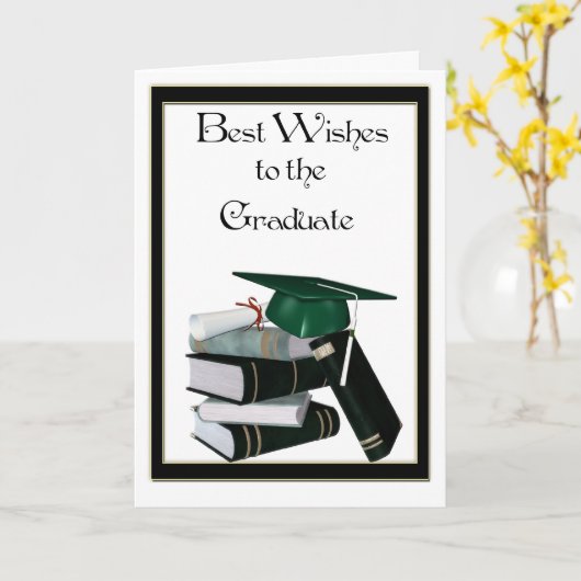 大学院おめでとう カード (黄色い花)