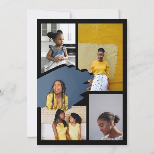 大学院おもしろいトレンディー写真雑誌の表紙 案内状 (裏面)