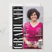 大学院おもしろいトレンディー誌カバーグラッドパーティー 招待状 (正面)