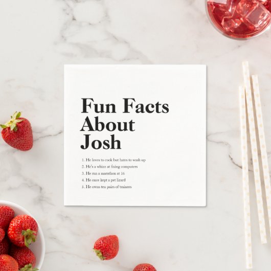 大学院おもしろいファクトGradブラックカスタム スタンダードカクテルナプキン (インサイチュ)