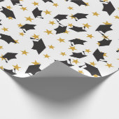 大学院お祝い ラッピングペーパー (角)
