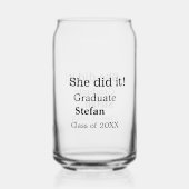 大学院で20XX文字のクラスを追加 ガラス缶 (裏面)