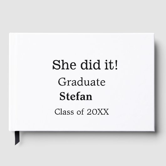 大学院で20XX文字のクラスを追加 ゲストブック (正面)