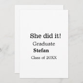 大学院で20XX文字のクラスを追加 シーズンカード (正面/裏面)