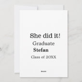 大学院で20XX文字のクラスを追加 シーズンカード (裏面)