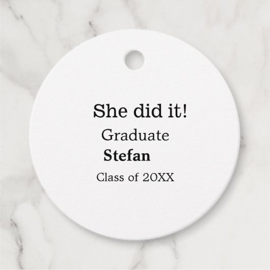 大学院で20XX文字のクラスを追加 フェイバータグ (正面)