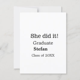 大学院で20XX文字のクラスを追加 ポストカード